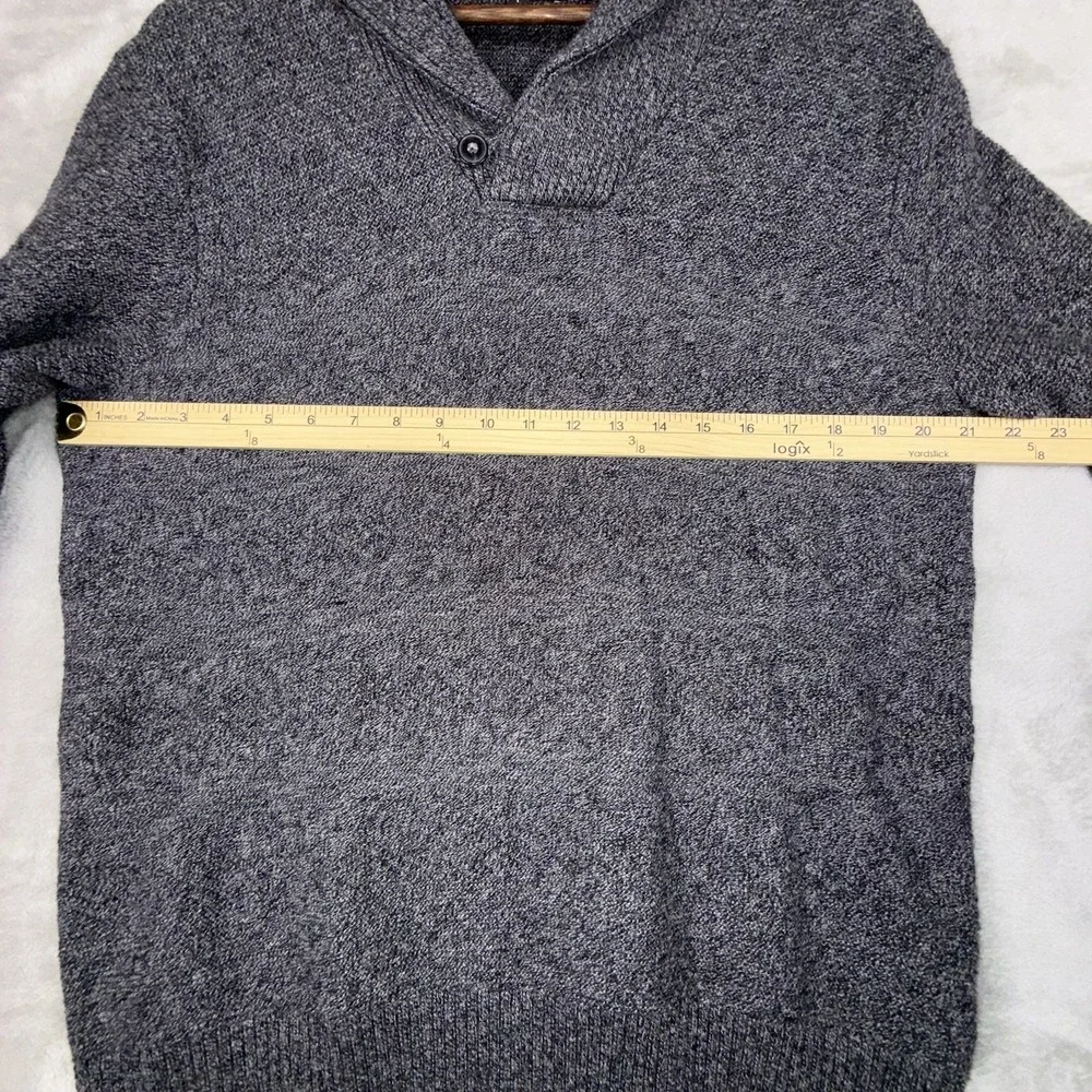 Banana Republic Sweater Mens Large‎ Gray Wool Blend Pullover